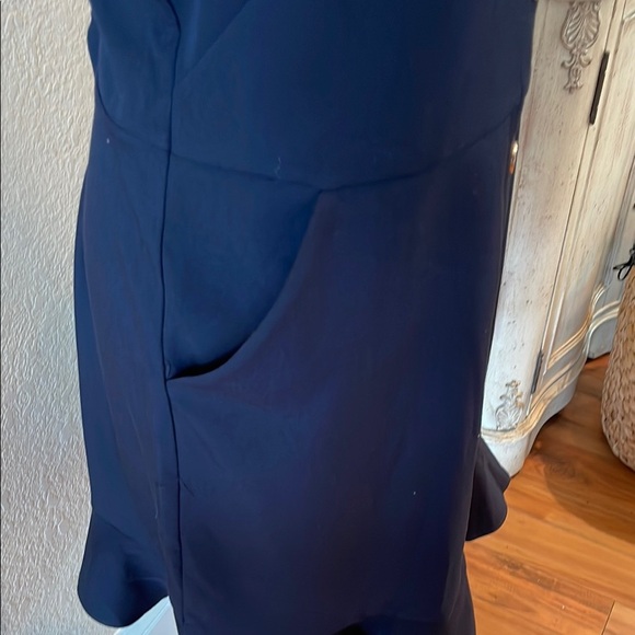 NWT Elegant Navy Sleeveless Dress by LOFT - Picture 3 of 7